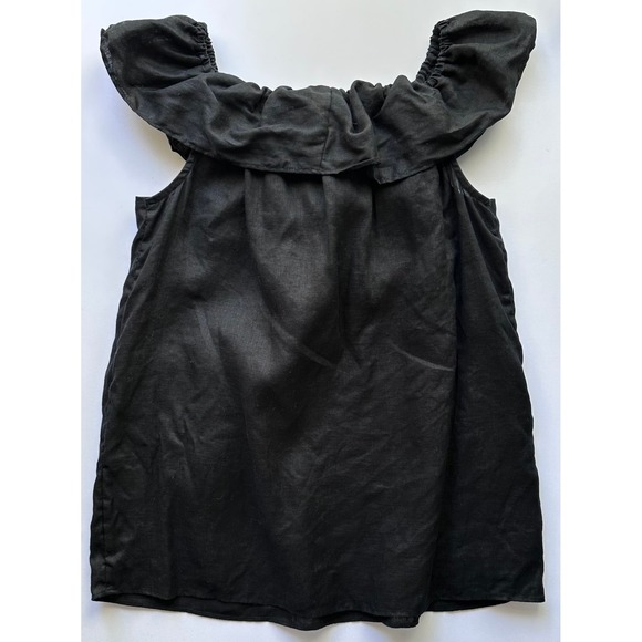 J.Crew Sleeveless Linen Ruffle Neck Top Size‎ XS - Picture 1 of 5